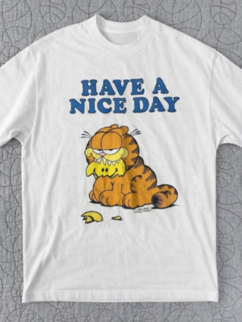 Garfield Unisex White T-Shirt